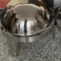 ۲ عدد سوفله خوری رستورانی استیل سالم و تمیز