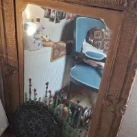 آینه قدیمی روسی قاجاری