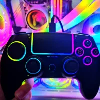 دسته کامپیوتر گیمینگ برند Hiska HR-71 RGB