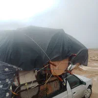 حمل بار با وانت اریسان ۲ با چادر برزنتی