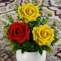 گلدان گل و گیاه مصنوعی 01