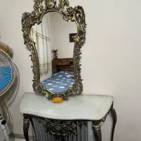 آینه کنسول برنزی برنجی