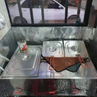 گاز 10 شعبه و سرخ کن 3 لگن