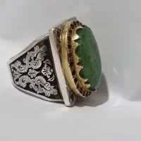 انگشتر زمرد سبز