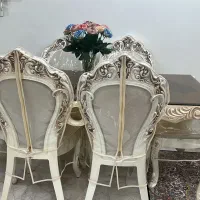 میز غذاخوری۶ نفره پلیمری (برند ماندگار)