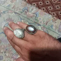 انگشتر نقره  وساعت مچی اصلی