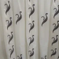 فروش پرده کتان کریستال در دهاقان