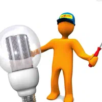 تعمیر لامپ سوخته LED