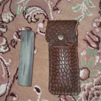 سنگ چاقو تیز کنی هسان با غلاف چرمی