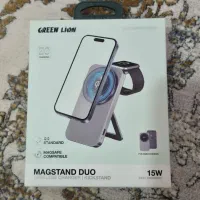شارژر بی سیم گرین لاین مدل Magstand Duo