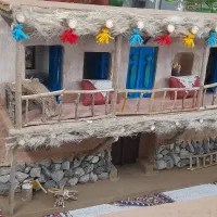 ماکت خونه ی روستایی