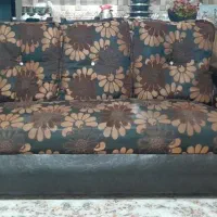مبل 7 نفره پارچه + چرم