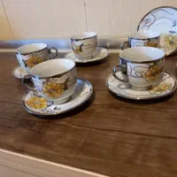 دوعدد سرویس قهوه خوری