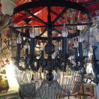 لوستر برنزی ۸ شاخه