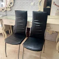 دوعدد صندلی فلزی