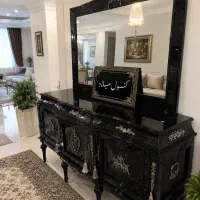 آینه و کنسول معرق الیزا مشکی