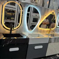 روشویی کابینتی مدل gsf با شیرالات نو سنگین