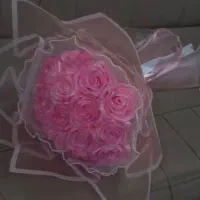 دسته گل رز روبانی /باکس/روز دختر/تولدخواستگاری