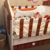 تخت خواب بچگانه نو همراه باتشک