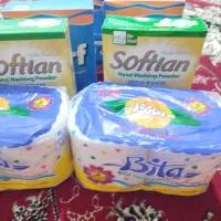 تاید دستی و دستمال کاغذی دستشویی