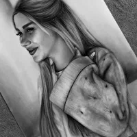 سفارش طراحی چهره سیاهقلم