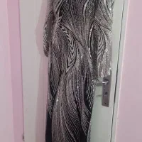 پیراهن مشکی مجلسی مزون دوز