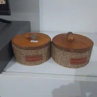 دوتا قندان چوبی