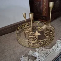 ست شمعدان و سینی