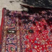 دو تخته فرش دستباف ۹متری مشهد