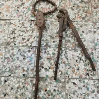 آچار شلاقی 4اینچ و زنجیری 6 اینچ اصلی
