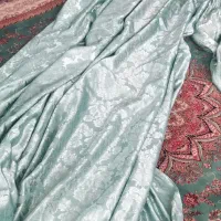 دو عدد دستک پرده ترک فیروزه ای