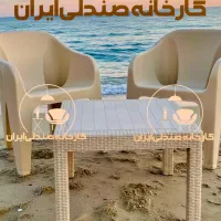 میز و صندلی پلاستیکی نهارخوری غذاخوری کافه طرح ۶۵۴