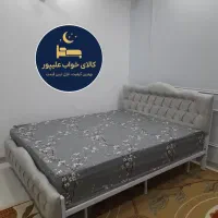 تخت خواب دونفره(طرح استار)تشک رویال