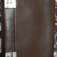 کیف اداری چرم طبیعی گاوی نو قهوه ای رمز دار