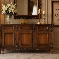 آیینه کنسول و میز ال سی دی مدل رز اقساطی