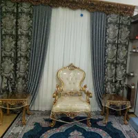 یک عدد پرده همراه با یالان و سایه طرح جدید