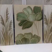 تابلوی نقاشیبرجسته بزرگ باقابش