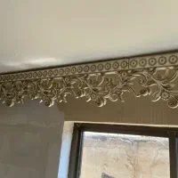 کتیبه|پرده، رانر، رومیزی|لاهیجان, خالو باغ|دیوار