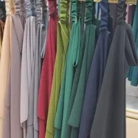 روسری کش دار رنگ مشکی (جنس جت بلک)