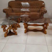 مبل تاج عروس ۸نفره و میزعسلی سفارشی
