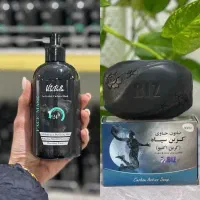 صابون و ماسک کربن سیاه