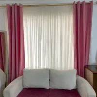 مبلمان راحتی ۶نفره به همراه دو عدد پرده