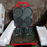 دستگاه گریل وافل ساز و همبرگر ساز برند آمبیانو
