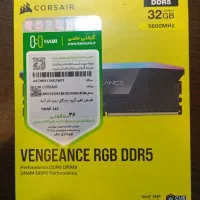 دو عدد رم ۳۲ گیگ DDR5 باس 5600 نو و پلمپ