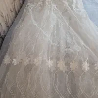 دو متر پرده تور قد هم دومتر و نیم