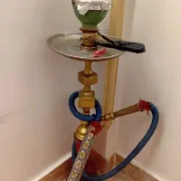 قلیون برنجی کاملا نو وتمیز