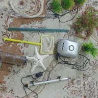 مقداری لوازم آکواریوم