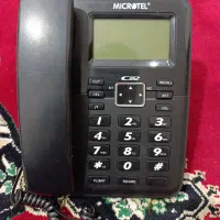 دوعددگوشی تلفن رومیزی میکروتل ۱۰روزکارکرده