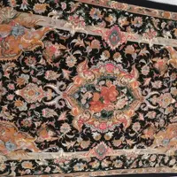 فرش چله ابریشم سالاری تبریز جنس نخ اابریشم  مرینوس|فرش|تهران, جمال‌زاده|دیوار