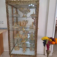 بوفه ، اینه و کنسول ، ساعت ،جا میوه ای برنز